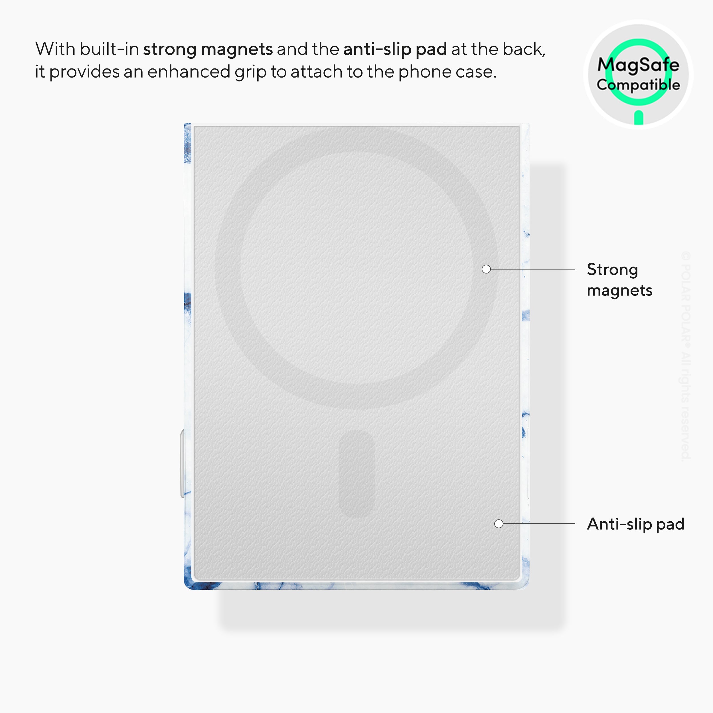 靛藍古瓶 MagSafe 卡套